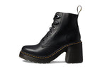 Dr. Martens Women's Jesy 6 Tie Boot Fashion, Black Sendal, 7