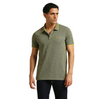 Pepe Jeans MenS Solid Regular Fit T-Shirt (Pm542093_Dark Olive Green