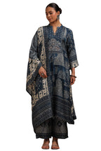 Soch Women Dola Silk Ethnic Motifs Suit Set with Thread Work