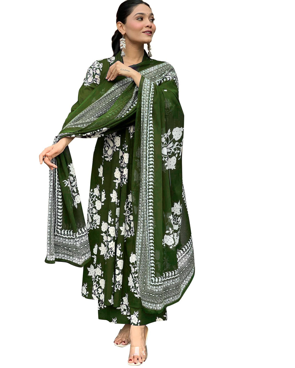 Toochki Salwar Suit With Dupatta For Women | Anarkali Salwar Suit With Dupatta For Women | Kurta Set With Dupatta| Embroidered W