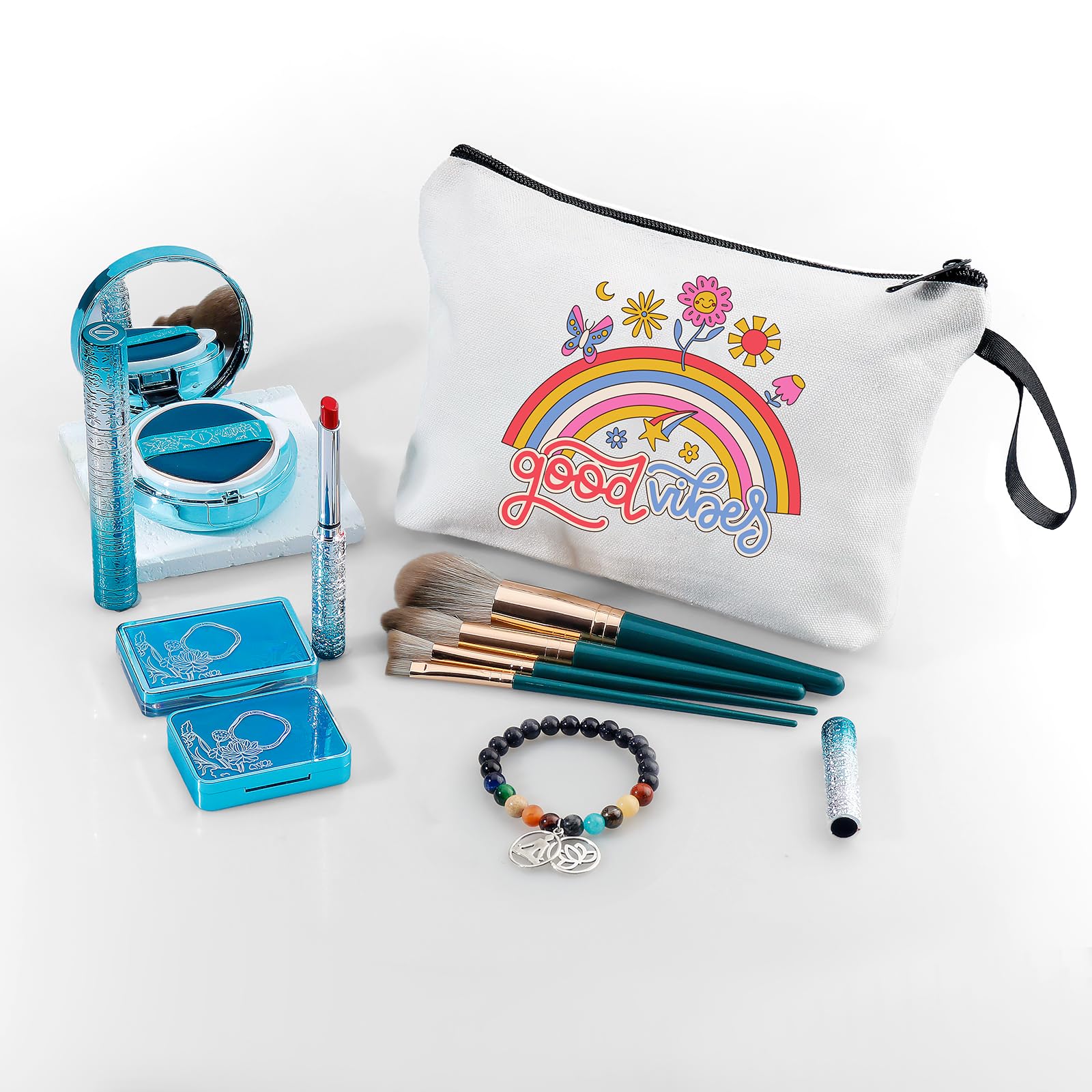 Friend Gifts for Women, Friend Birthday Gifts for Women,Small Cosmetic Bag, Inspirational Gifts for Women, Positivity Gifts,Frie