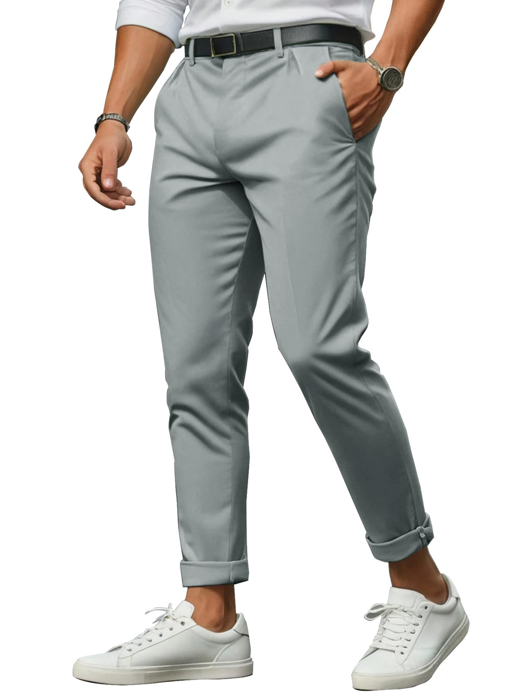 Noble Monk Formal Pants For Men | Stylish Regular Fit MenS Wear Trousers For Office Or Party | Solid Formal Regular Fit Trouser