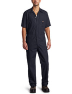 Dickies Men's Short Sleeve Coverall, Dark Navy, Medium Short