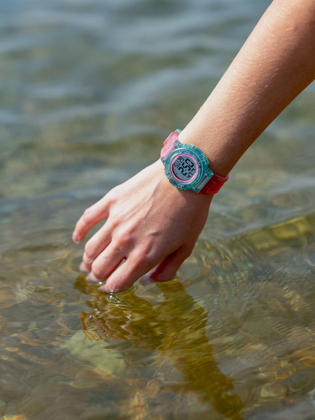 Armitron Sport Women's Digital Chronograph Resin Strap Watch, 45/7086
