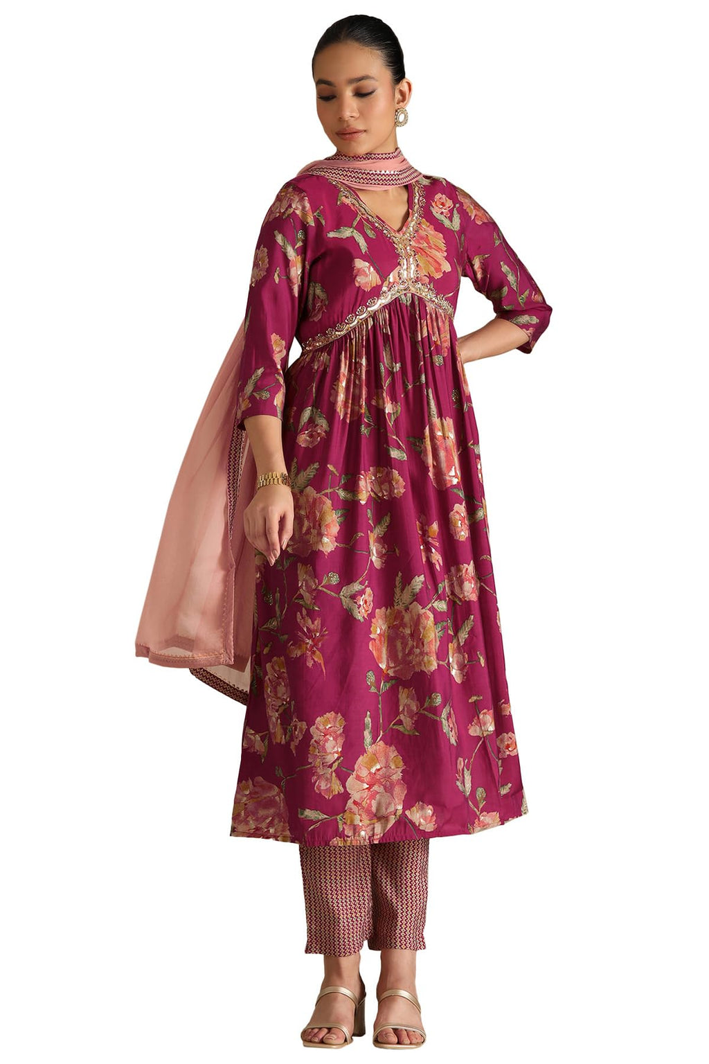 Soch Women Viscose Salwar Suit Set (
