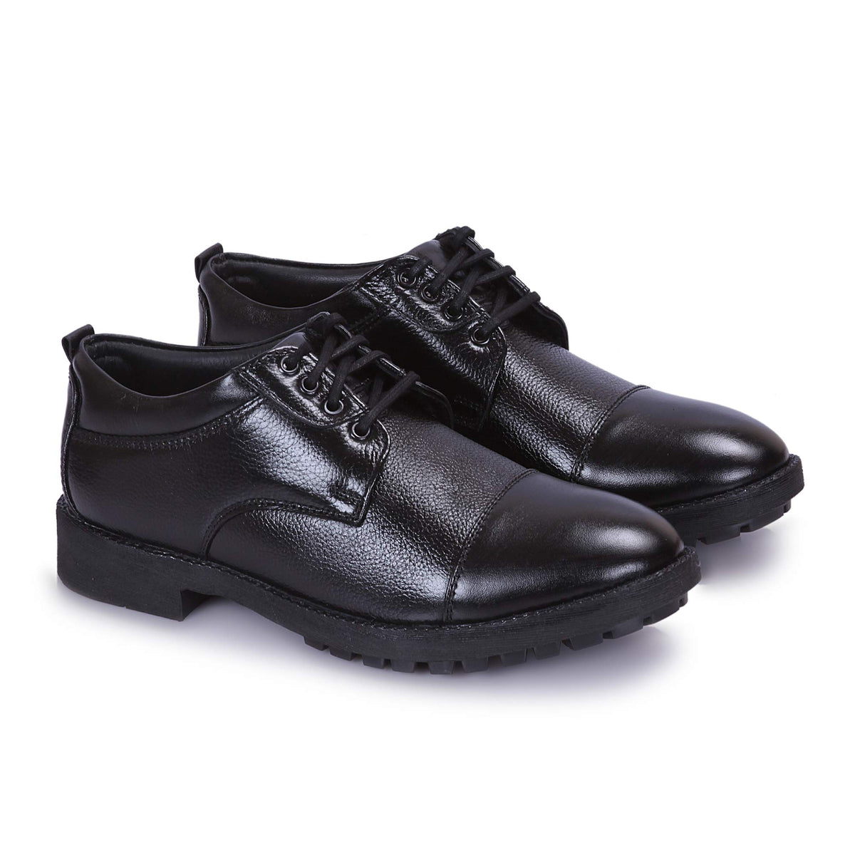 ICEBULL LEATHER Formal Ankle Shoes for Mens (Black) Size  10 10