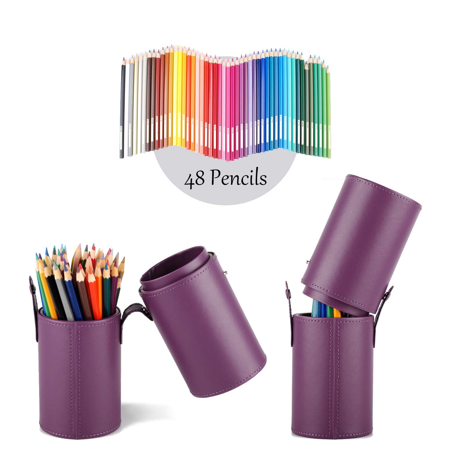 Narwey Makeup Brush Holder Travel Brushes Case Bag Cup Storage Dustproof for Women