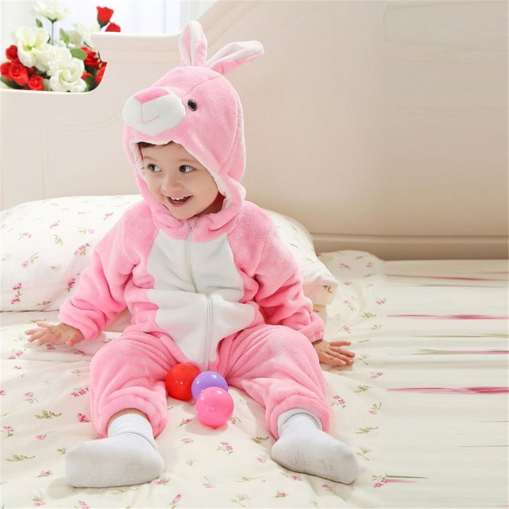 QZERPLAY Unisex Children Panda Halloween Costumes Cartoon Outfit Romper