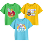 Bon Organik Boys Regular Fit T-Shirt (BON11432_Multi