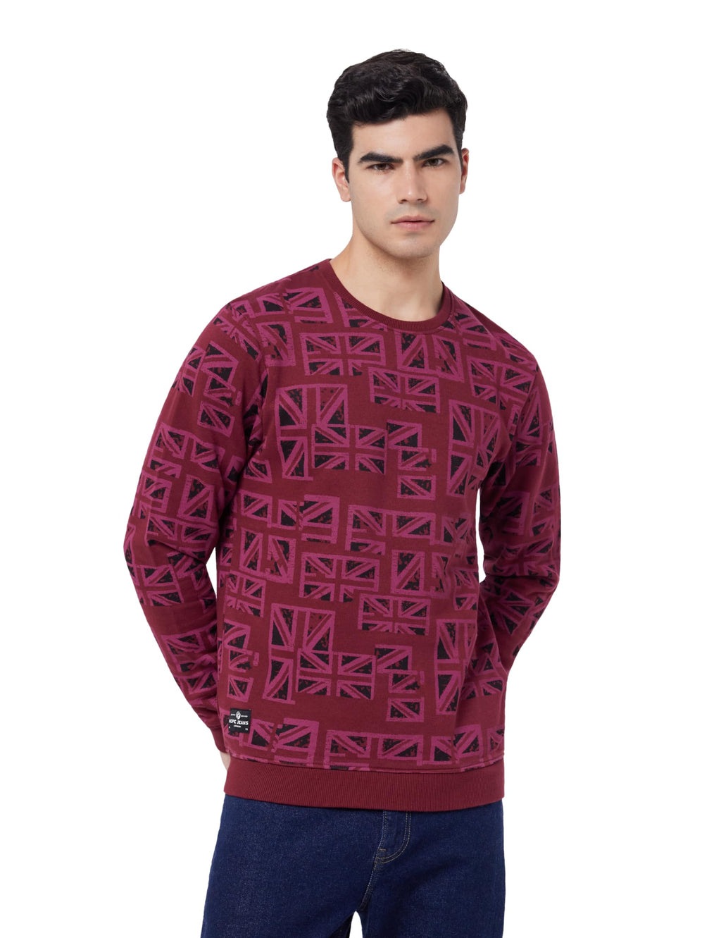 Pepe Jeans MenS Sweatshirts (Pm582094_M, Red, Medium)