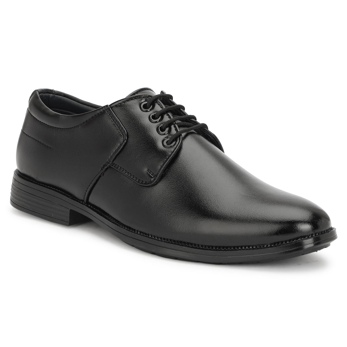 VOBLAND Synthetic Leather Lightweighted and Comfortable Formal Derby for Men (Black, 9) 9