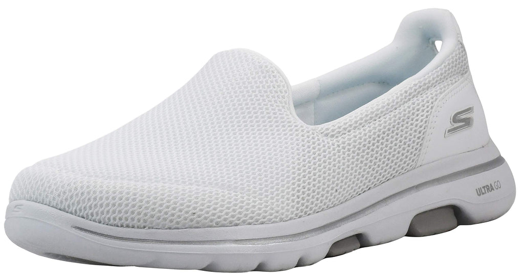 Skechers Women's Go Walk 5 Sneaker, White, 5.5