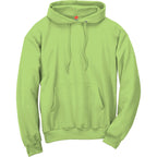 Hanes Men's Pullover EcoSmart Hooded Sweatshirt, lime, Medium