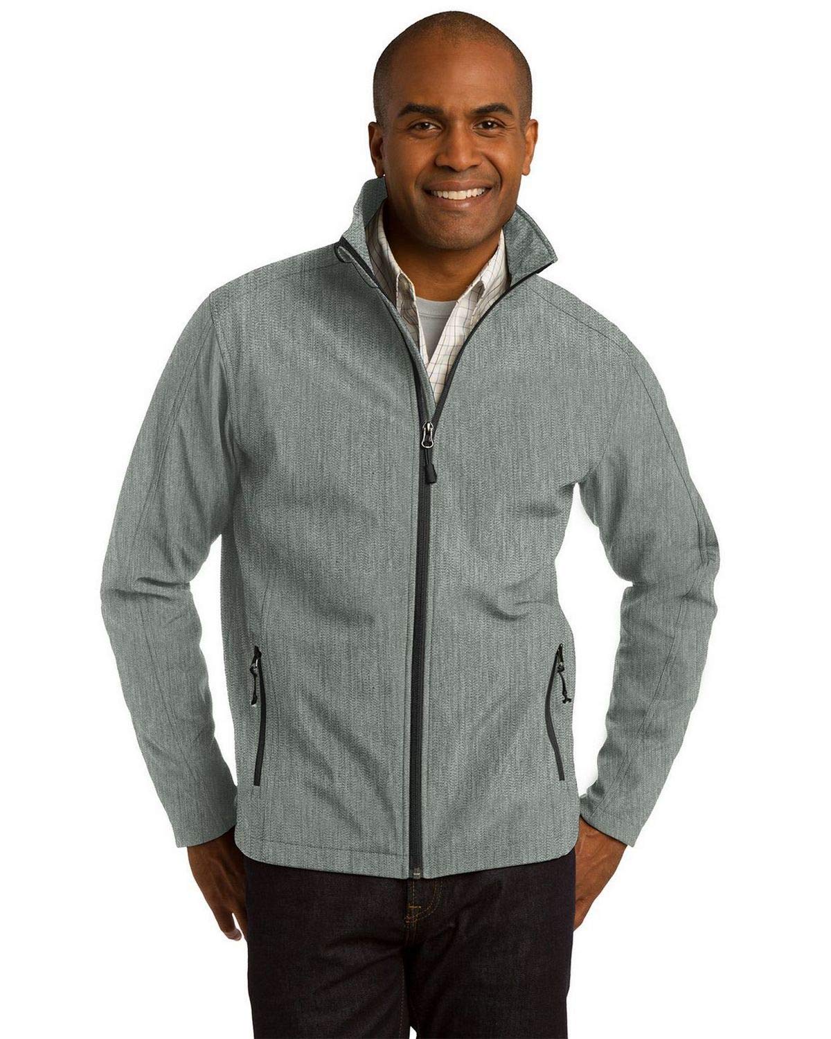 Port Authority Core Soft Shell Jacket 6XL Pearl Grey Heather