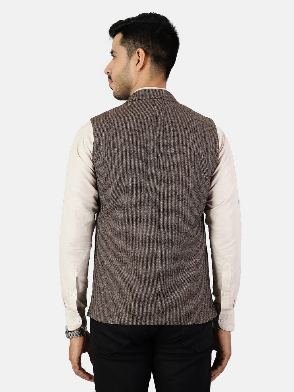 Wintage Men'S Tweed  Modi Nehru Jacket