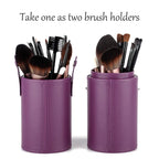 Narwey Makeup Brush Holder Travel Brushes Case Bag Cup Storage Dustproof for Women