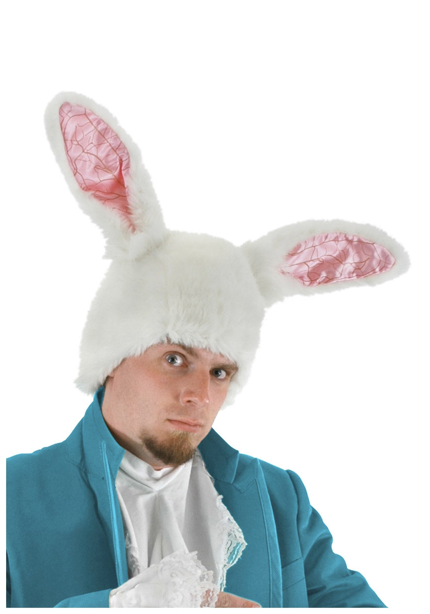 elope White Rabbit Ears Hat Standard