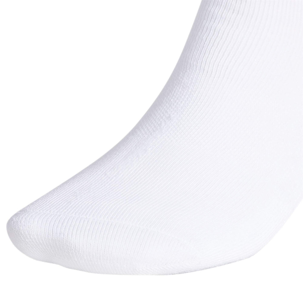 adidas Originals Trefoil (6-Pair) Crew Sock, White, Large