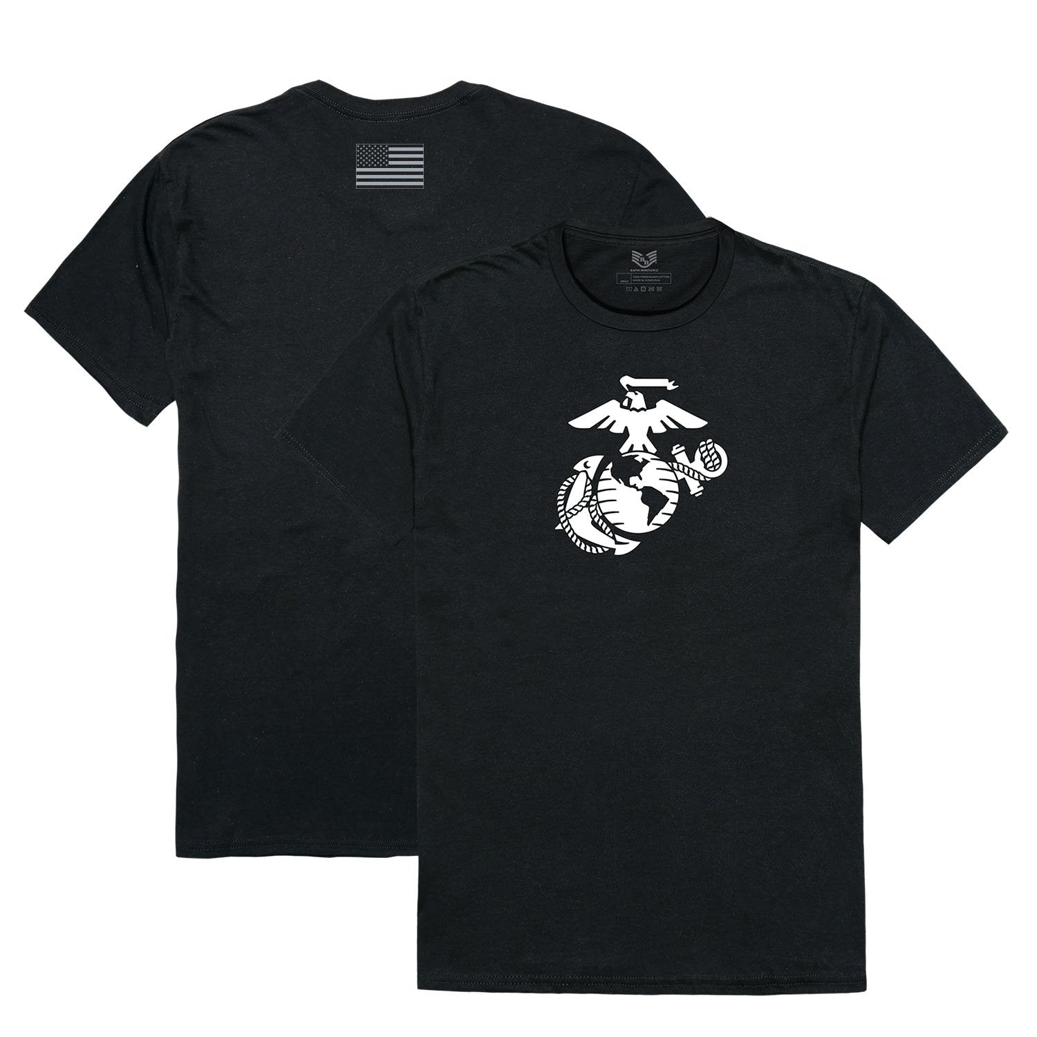 Relaxed Graphic T's, Marines 3,Black, M