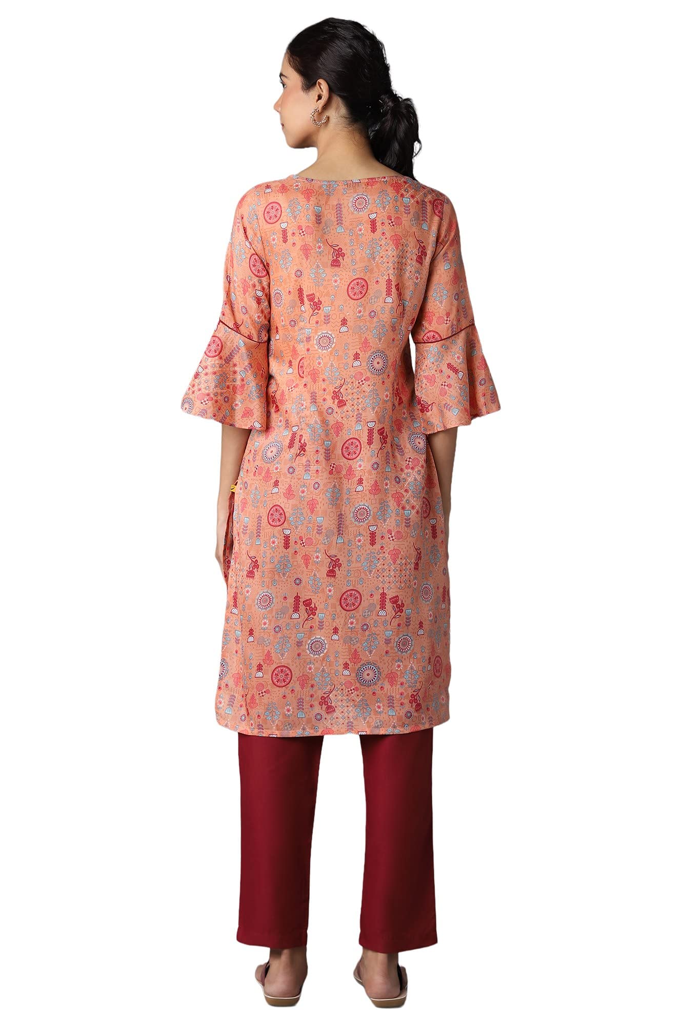 Aurelia Polyester Womens Kurta With Trouser Set