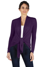 Simlu Plum Cardigans for Women, Plum Cardigan Plus Size and Reg, Plum Lightweight Sweater Cardigan, XX-Large