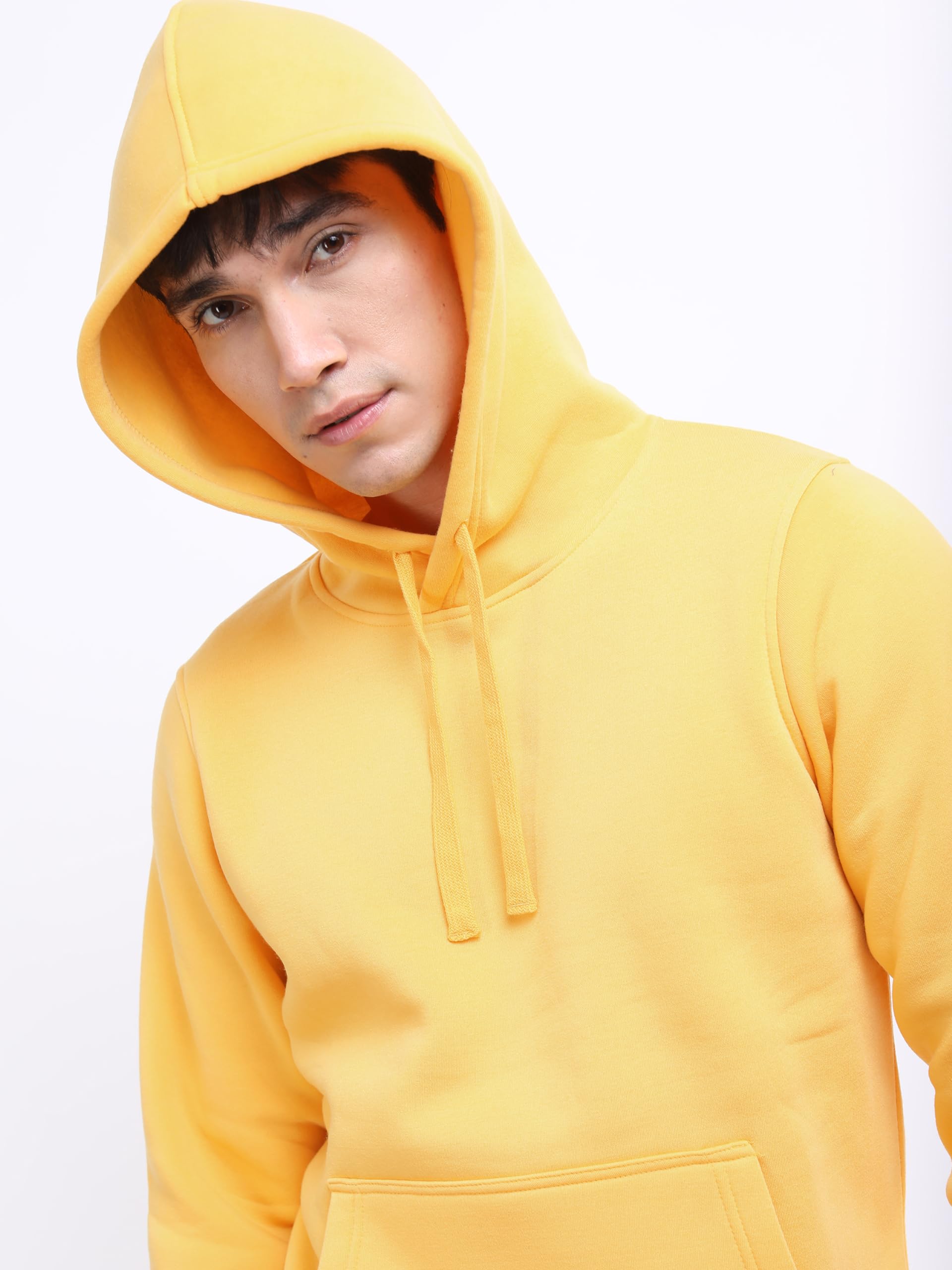Ketch Men Full Sleeve Slim Fit Sweatshirt Khss000001 Yellow L