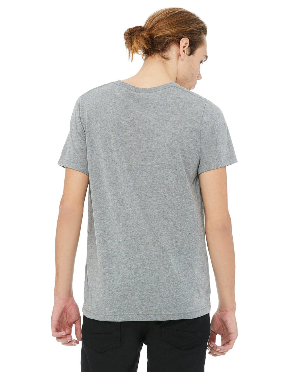 Unisex Poly-cotton Short-Sleeve T-Shirt - BERRY - S(D0102H7WJ02)
