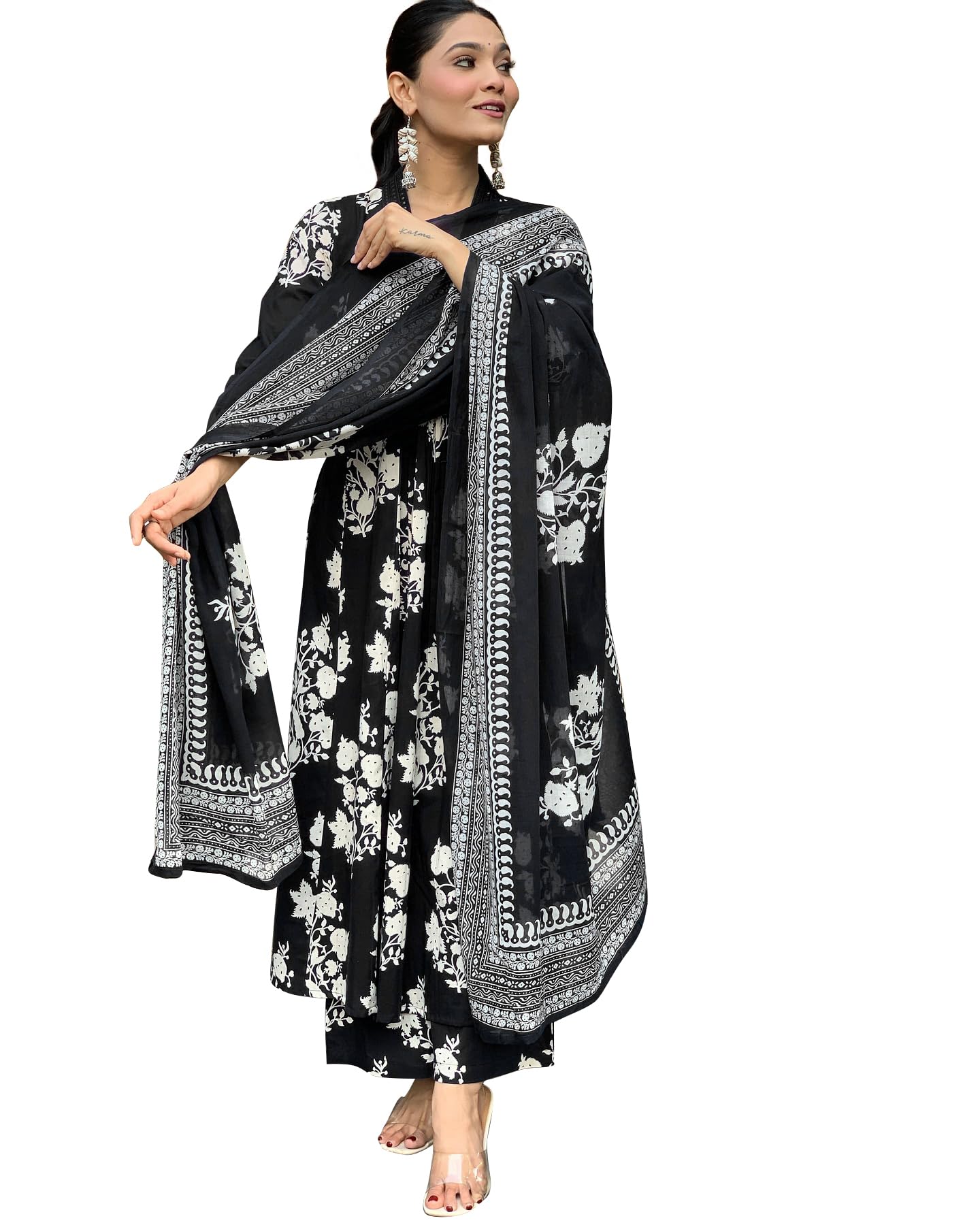 Toochki Salwar Suit With Dupatta For Women | Anarkali Salwar Suit With Dupatta For Women | Kurta Set With Dupatta| Embroidered W