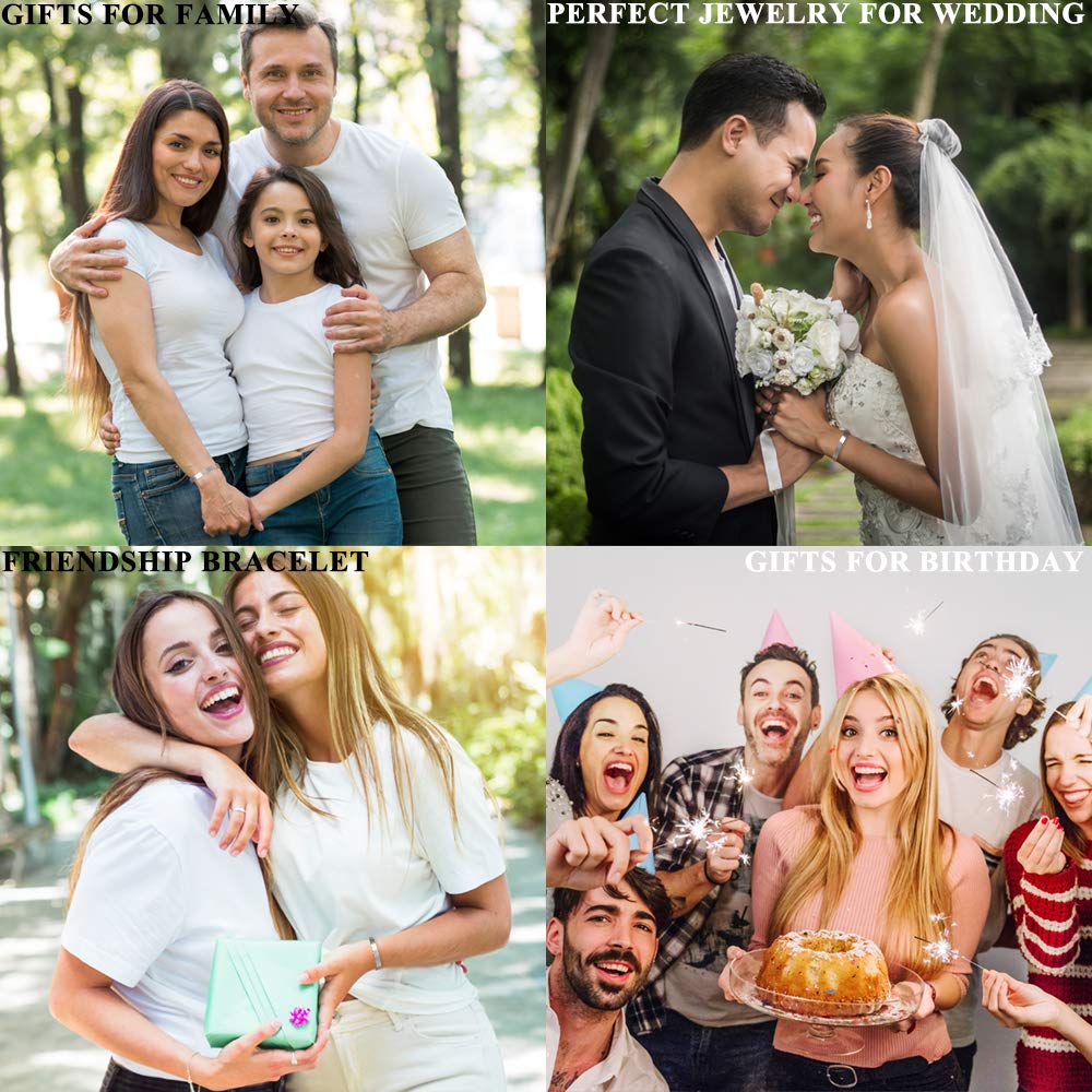 Btysun Bracelets for Women Birthday Gifts for Girlfriend I Love You Gifts for Her Friend Bracelet Mom Wife Coworker Aunt Promise