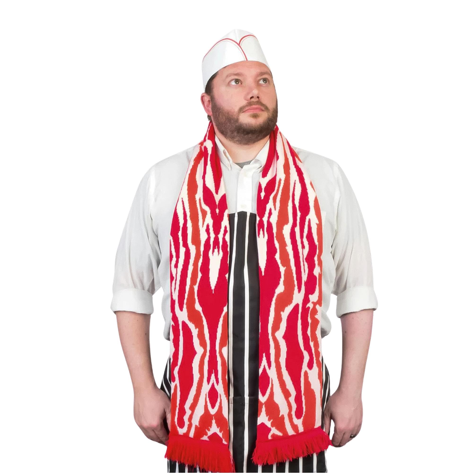 71 Soft-Knit Acrylic Bacon Scarf