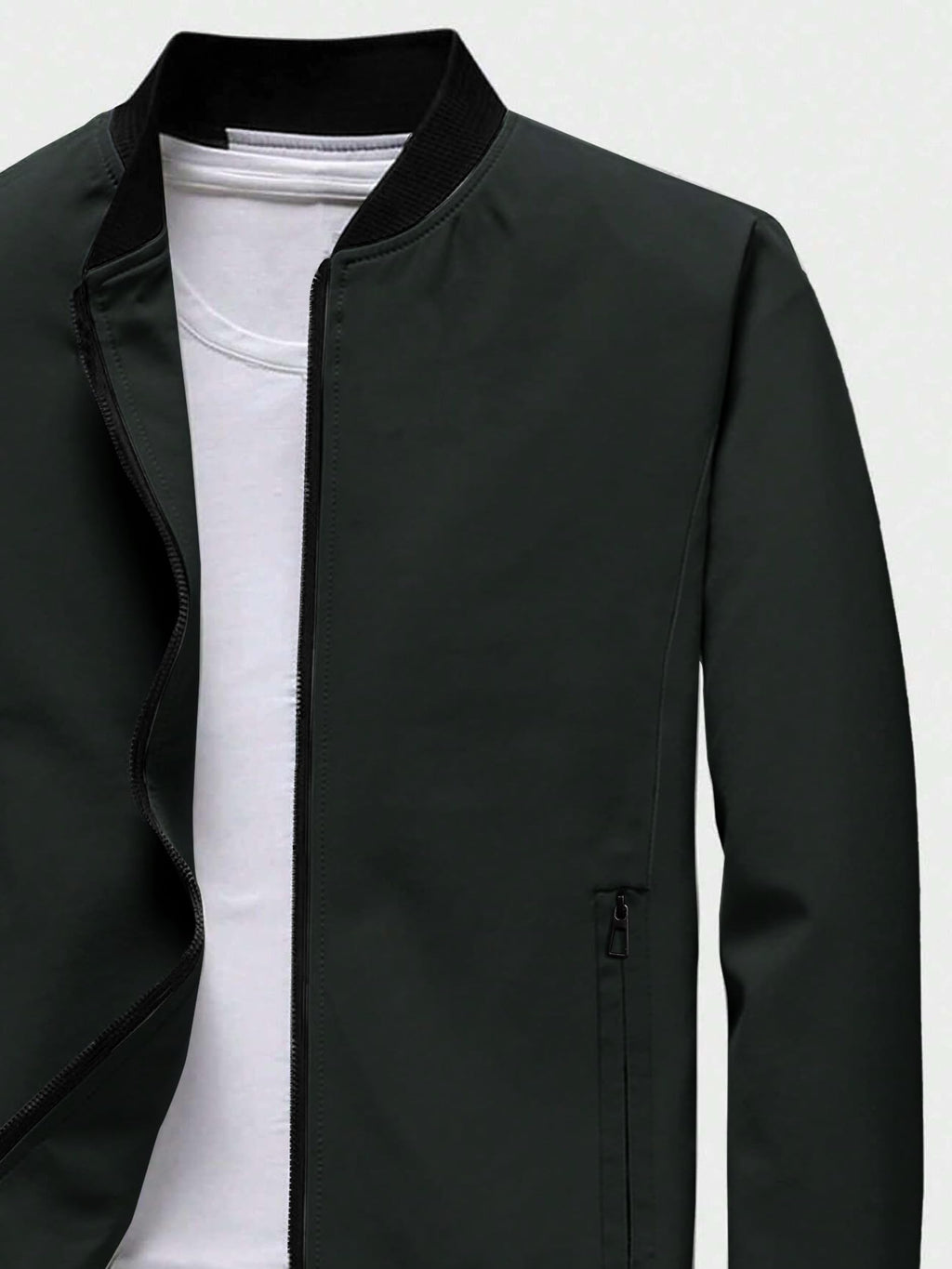 Noble Monk Bomber Jacket For Men | Mens Quilted Standard Length Jacket | Full Sleeve Mens Jacket