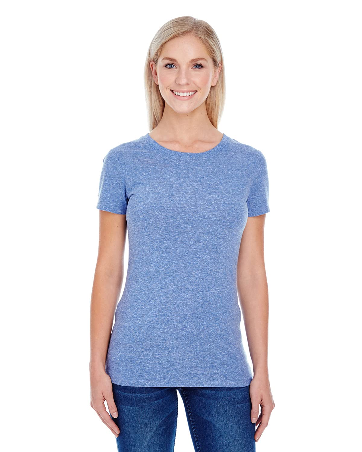 Ladies Triblend Short-Sleeve T-Shirt - cREAM TRIBLEND - 2XL(D0102H7K07J)
