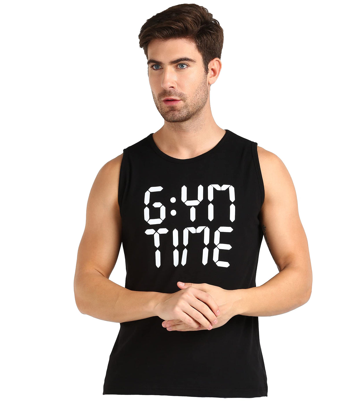 Rock Paper Scissors Men Vests Gym Vest Tank Top Gym Vests Black 4