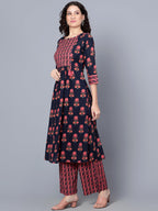 Idalia Multicolour Floral Printed Kurta Set