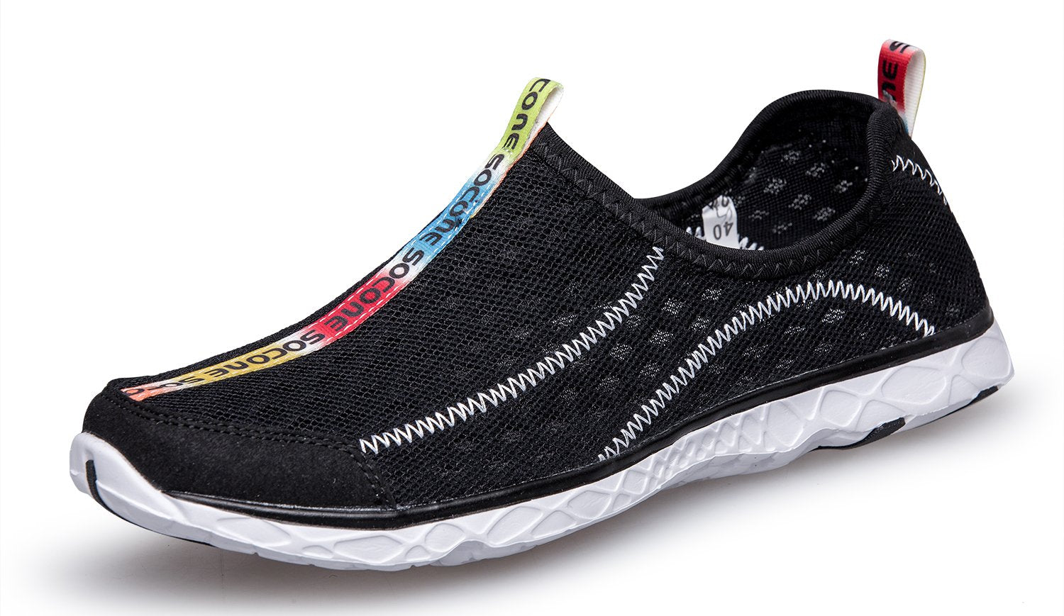 Zhuanglin Men's Quick Drying Aqua Water Shoes black 7