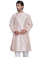 Jompers Mens Digital Printed Straight Kurta
