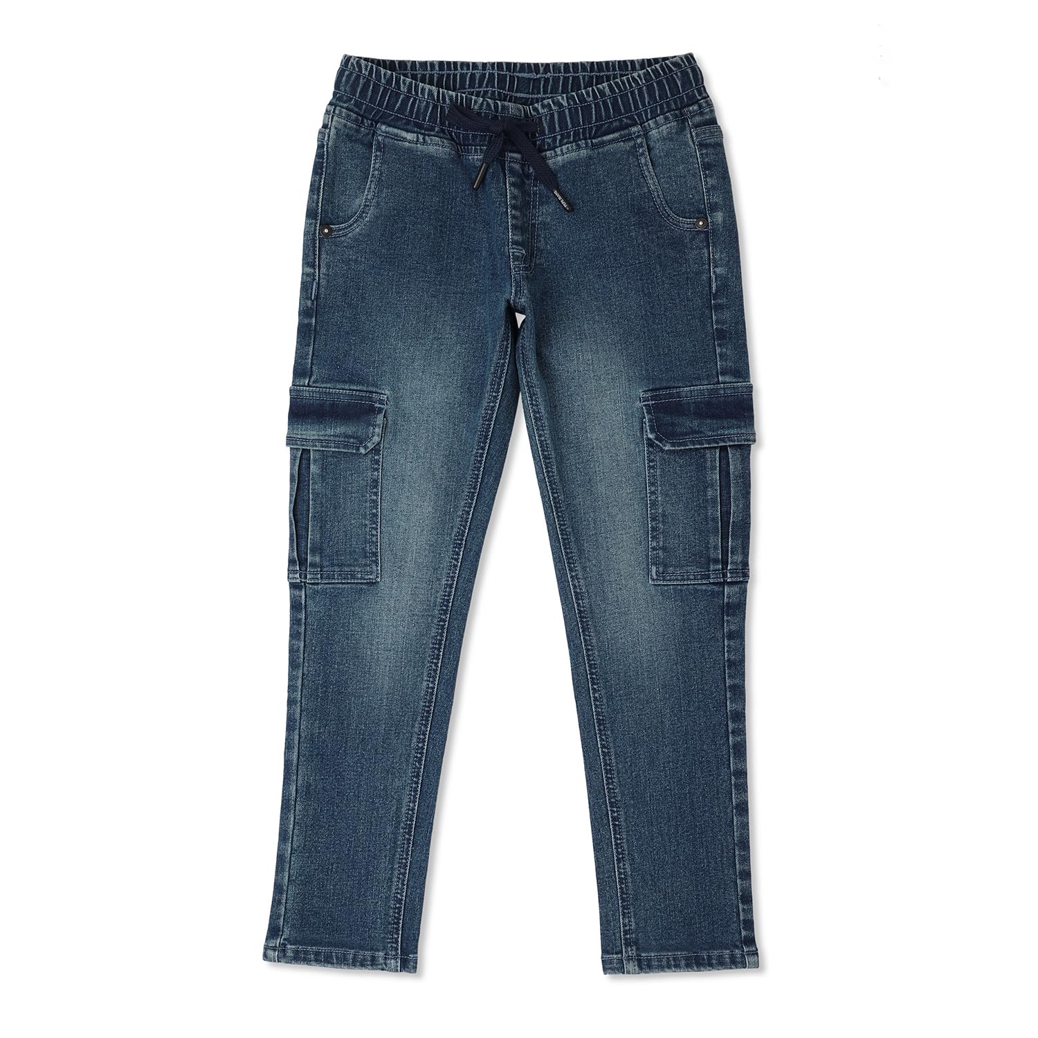 Pepe Jeans BoyS Straight Jeans (Pb202074Q03_Dark Used_Mid Indigo Blue
