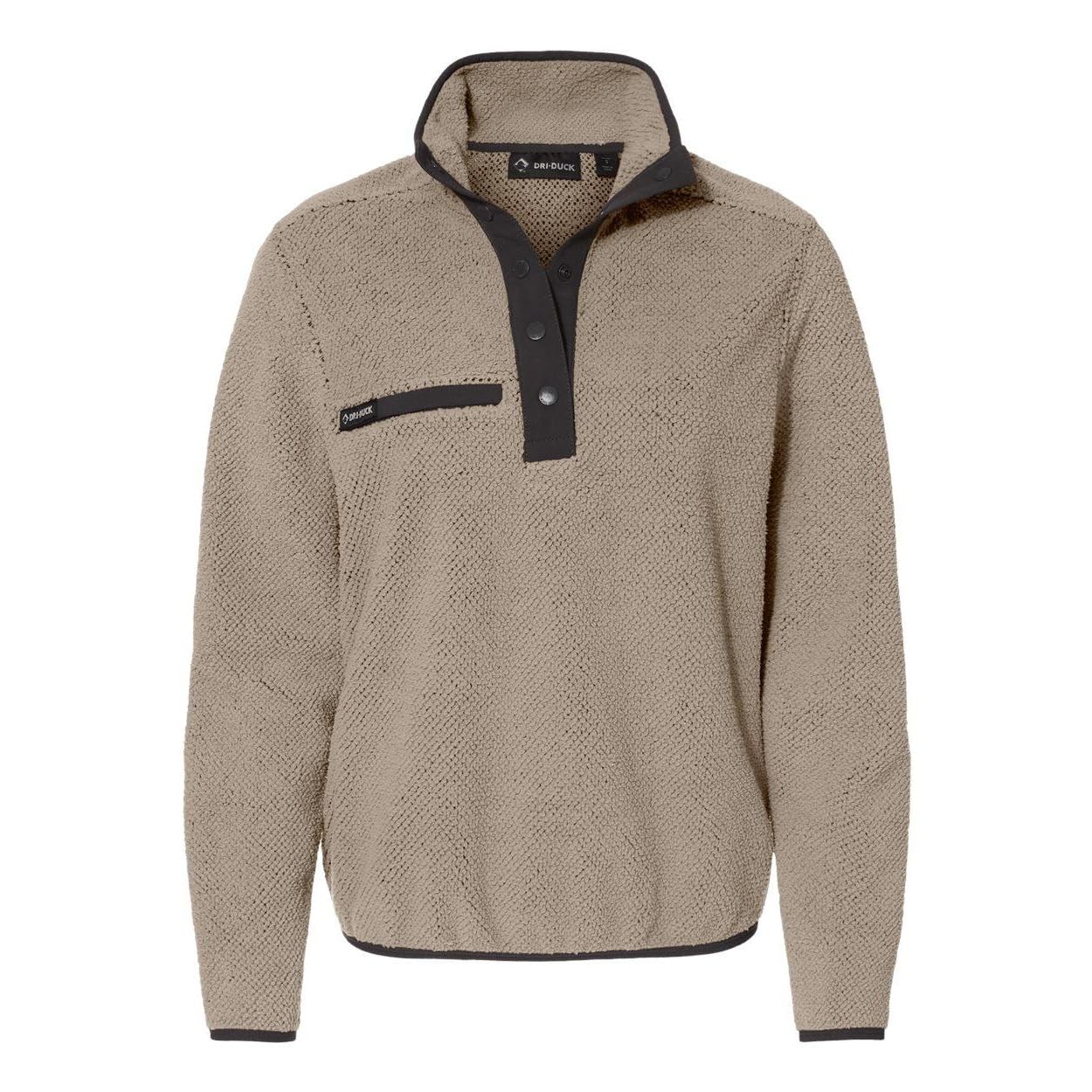 Ladies cypress Sherpa Fleece Pullover - cHARcOAL - S(D0102H78K2J)