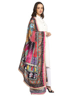 Weavers Villa WomenS Poly Silk Digital Graphic Printed Ethnic Dupatta, Chunni, 2.25 Mtrs