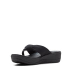 Clarks Women's Casual Sandal, Black/Black, 8