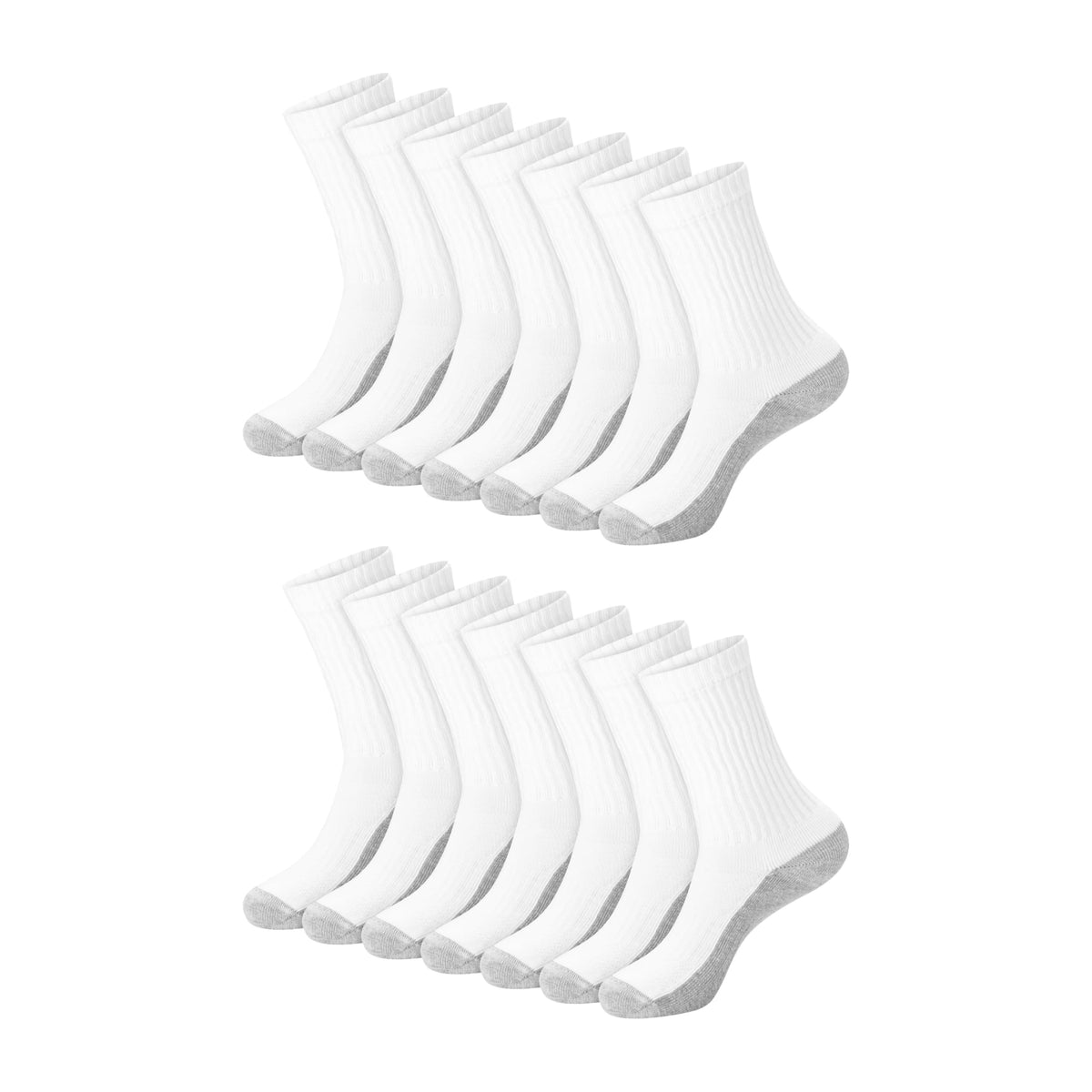 Hanes Mens Crew Socks Pack, 6Pair Pack, XTemp MoistureWicking Cushioned Odor Guard MenS Socks With Arch Support 12