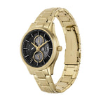 A|X Armani Exchange Men's Multifunction Gold-Tone Stainless Steel Bracelet Watch (Model: AX1875)
