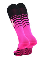 TCK Breaker Aware Breast Cancer Awareness Socks (Black/Neon Pink, Medium) - Black/Neon Pink,Medium