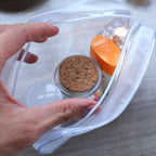 Pangda 5 Pack Clear PVC Zippered Toiletry Carry Pouch Portable Cosmetic Makeup Bag for Vacation, Bathroom and Organizing