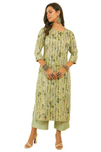 Soch Women Rayon Floral Regular Kurta