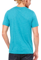 Unisex Triblend V-Neck T-Shirt - BLUE TRIBLEND - S(D0102H7W7XX)