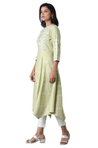 W For Woman Women'S Viscose Asymmetric Flared Kurta