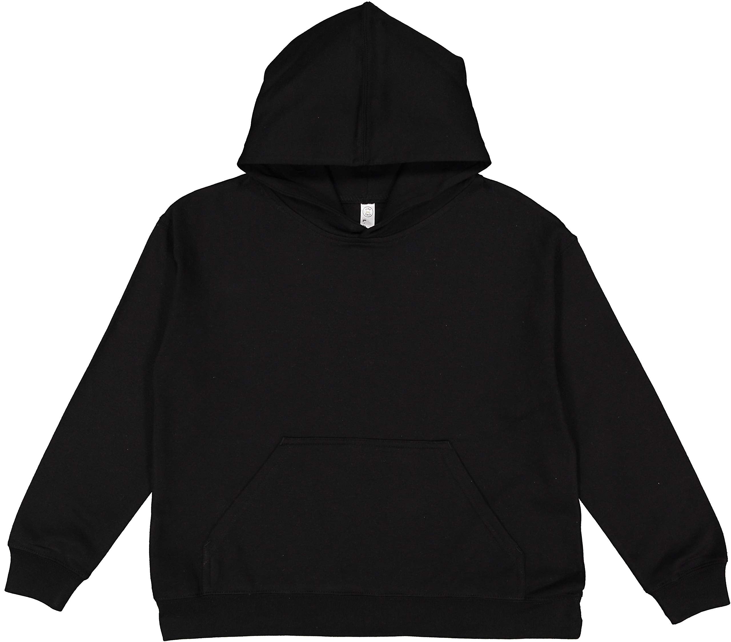 Youth Pullover Fleece Hoodie - BLAcK - XS(D0102H7M1HT)