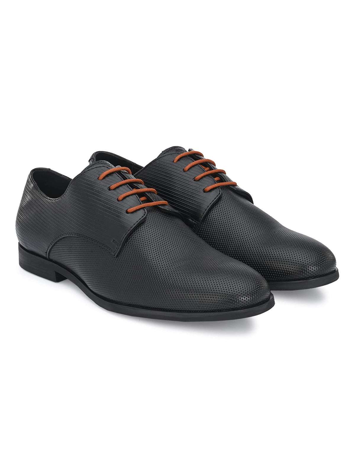 Delize Mens Black Formal Shoes 7