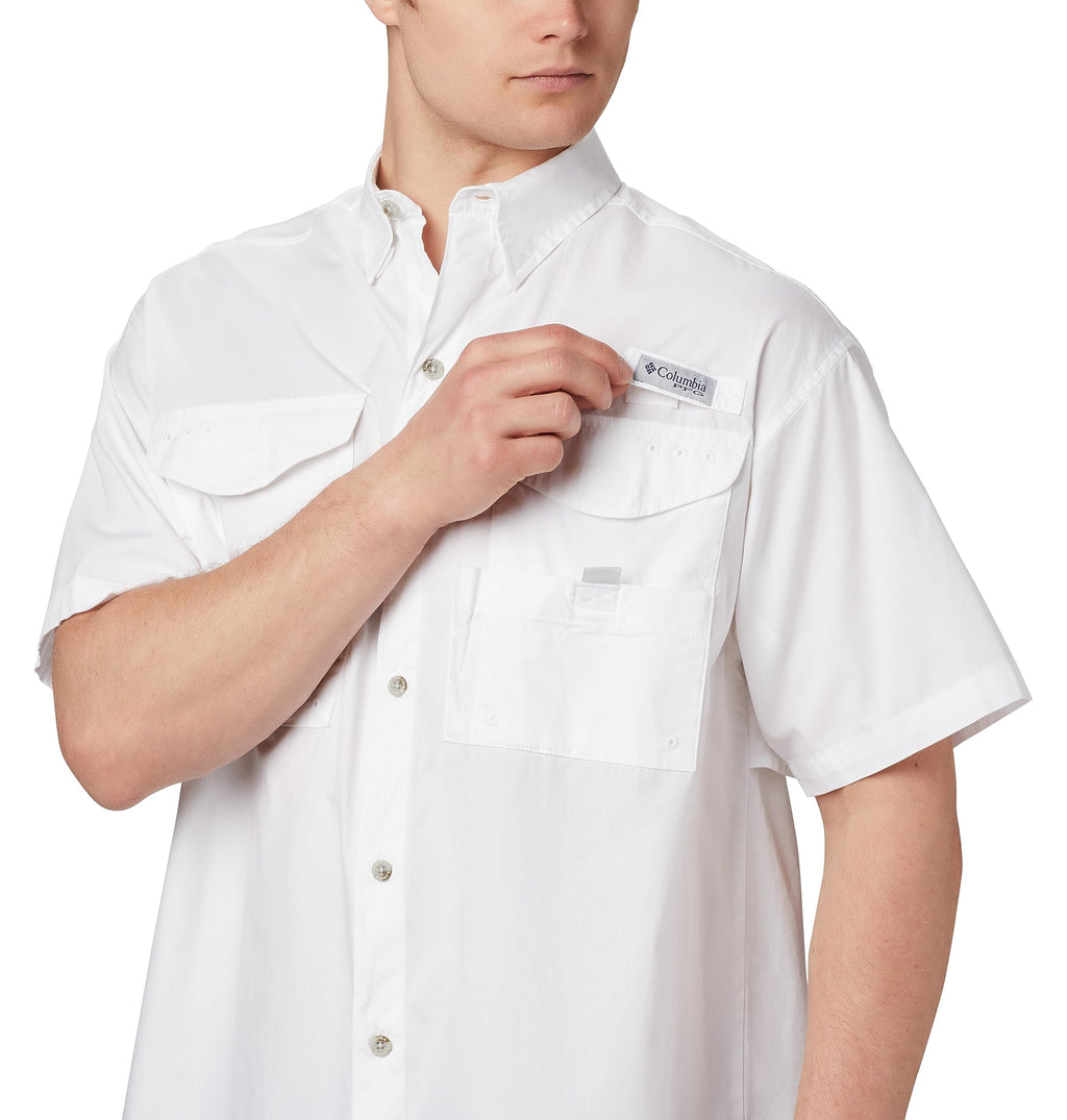Mens BoneheadShort-Sleeve Shirt - WHITE - 3XL(D0102HI3cSU)